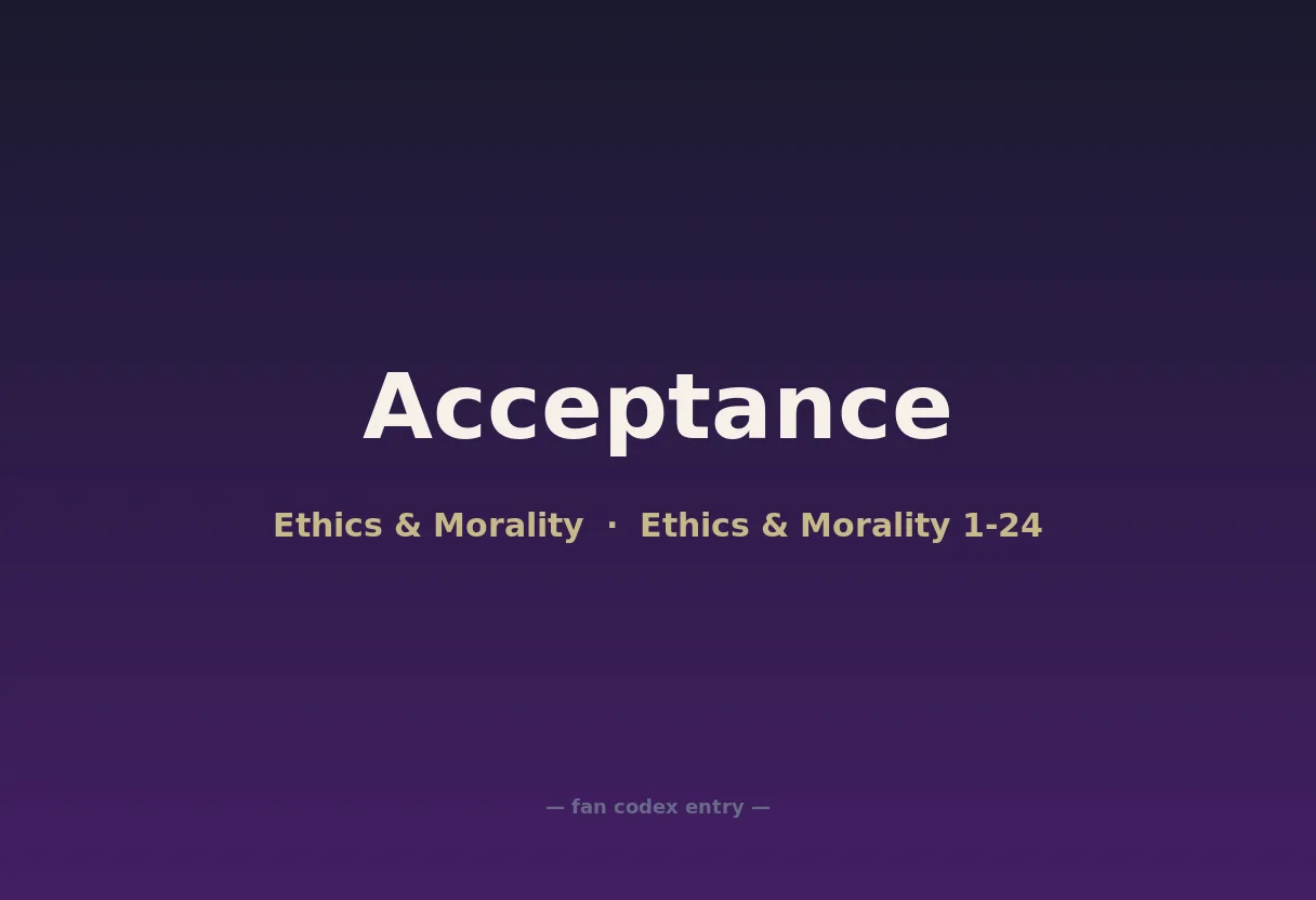 Acceptance