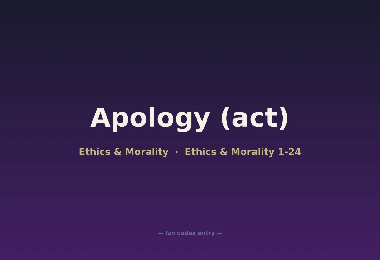 Apology (act)
