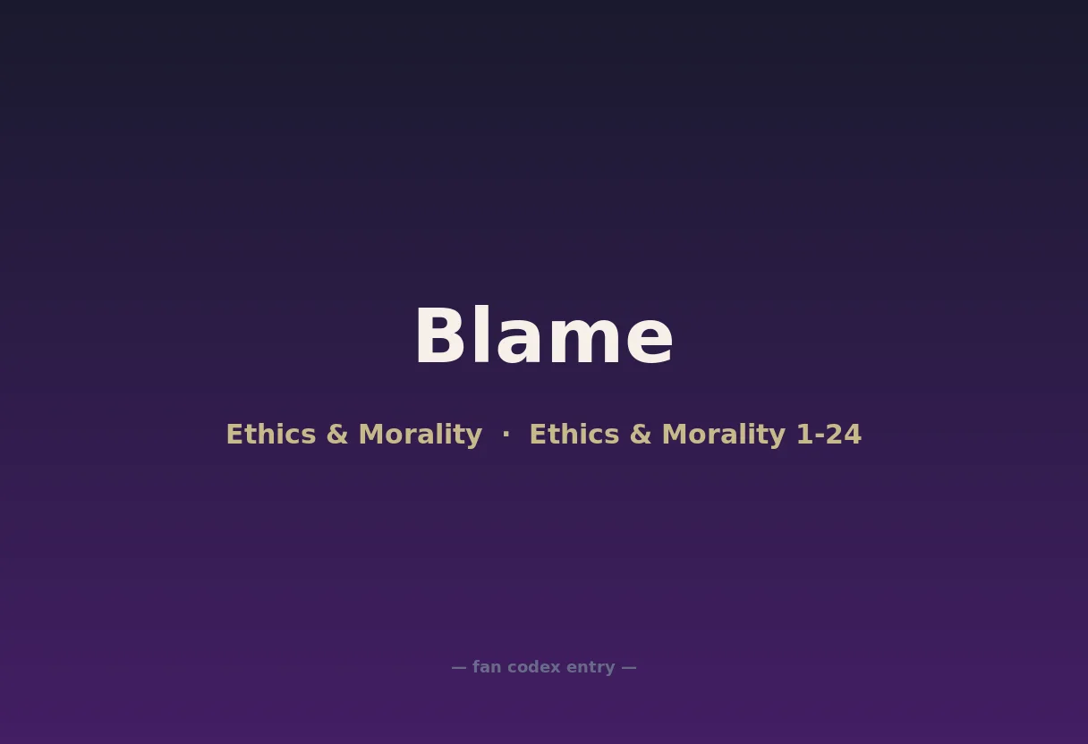 Blame
