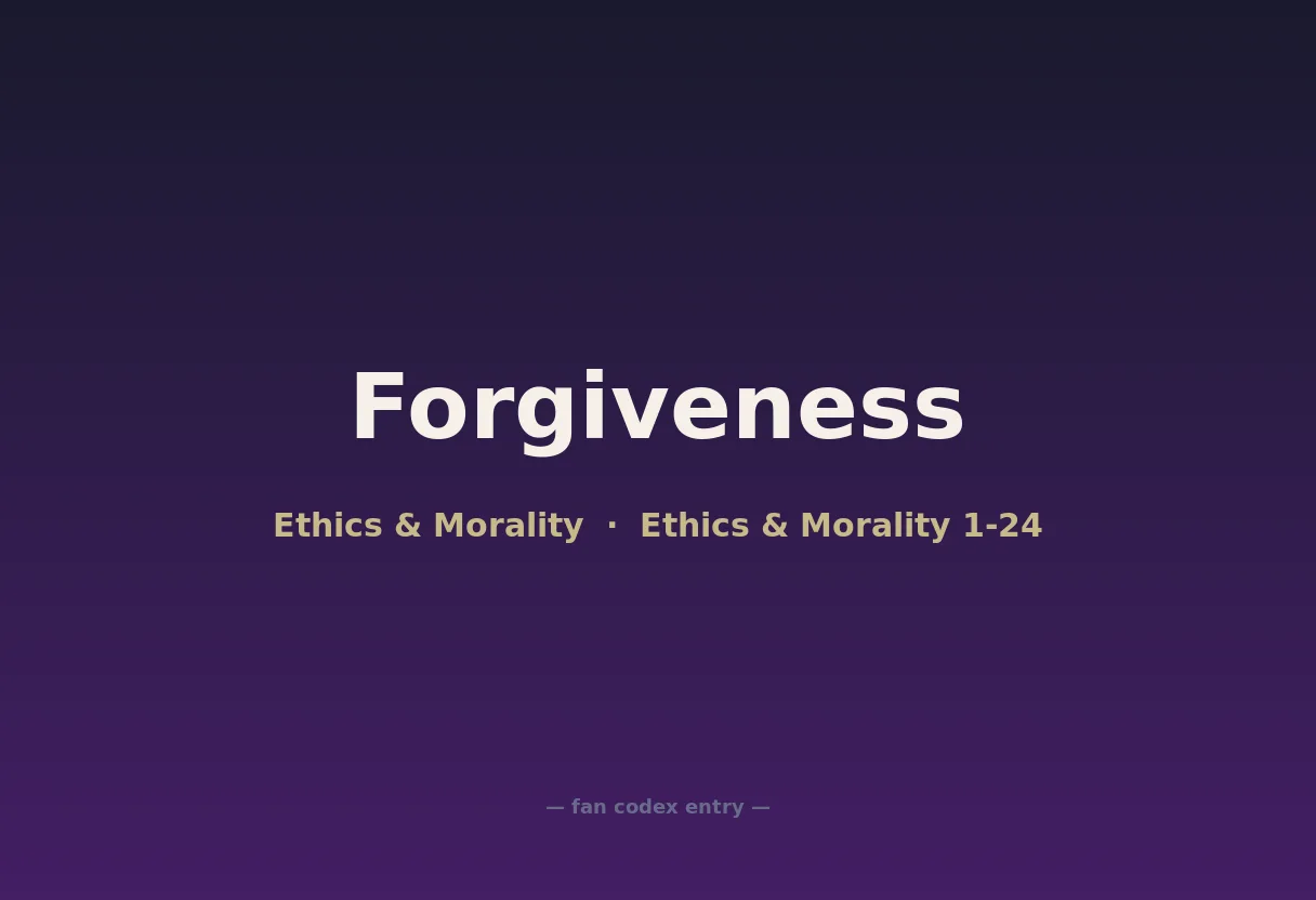 Forgiveness