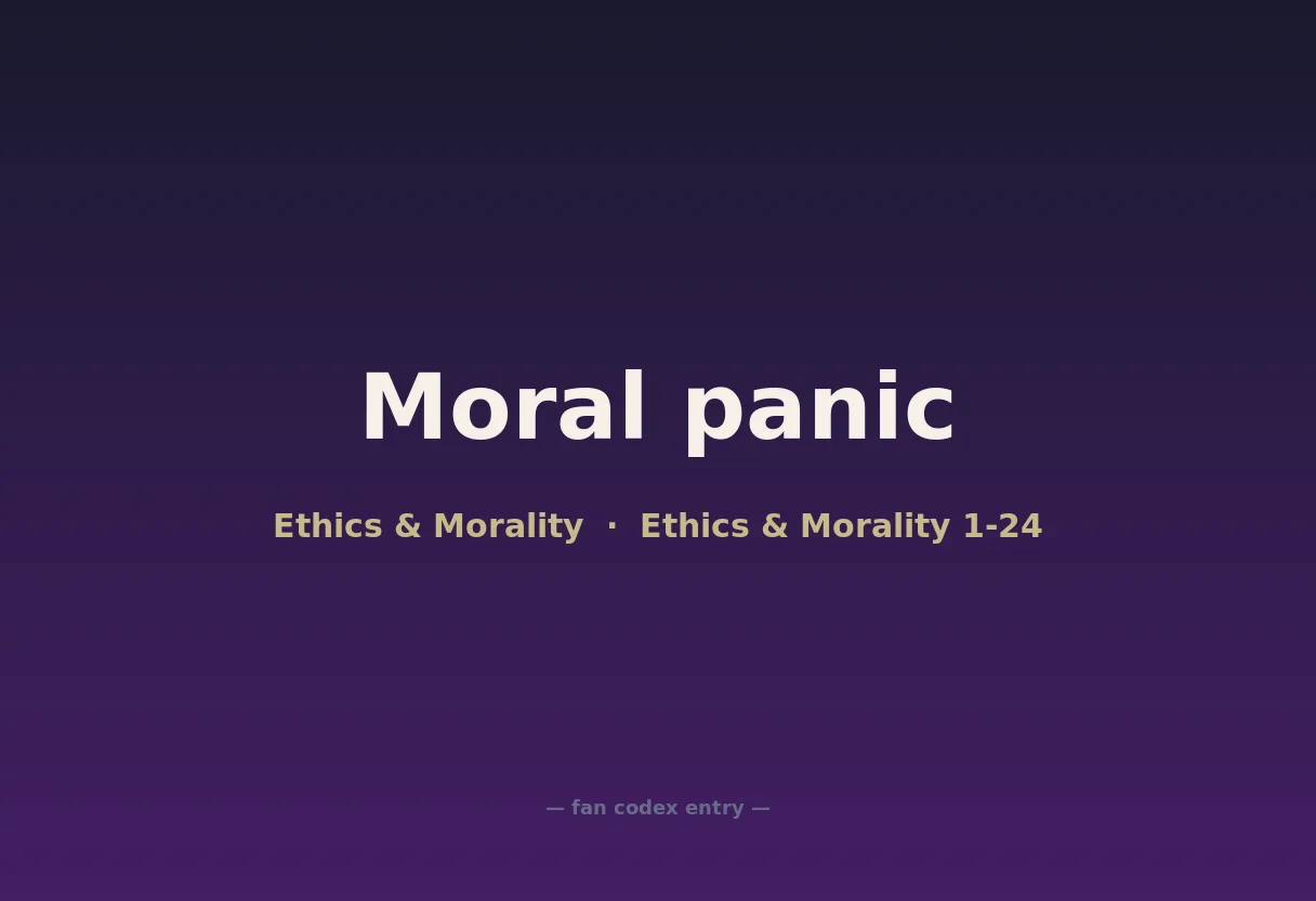 Moral panic